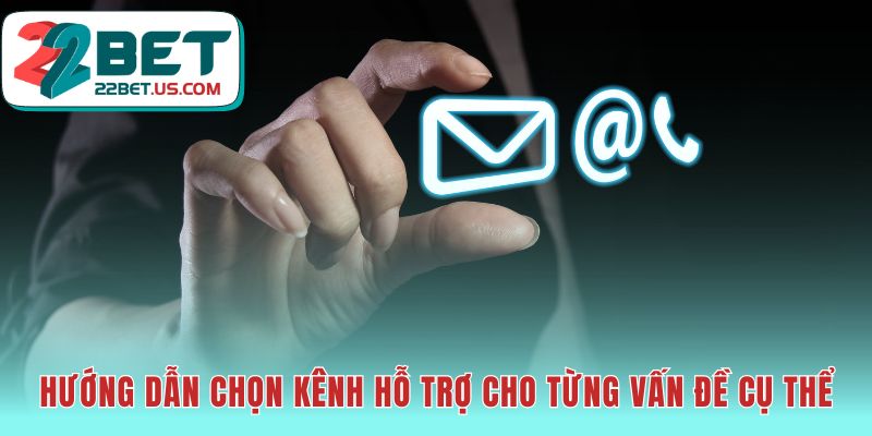 Chọn kênh hỗ trợ phù hợp cho từng loại vấn đề cụ thể